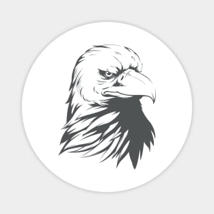 Bald Eagle Silhouette Magnet